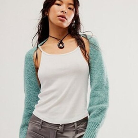 NWT Free People Prima Donna Knit Bolero Shrug Cropped Sweater Various Colors OS - Picture 4 of 9